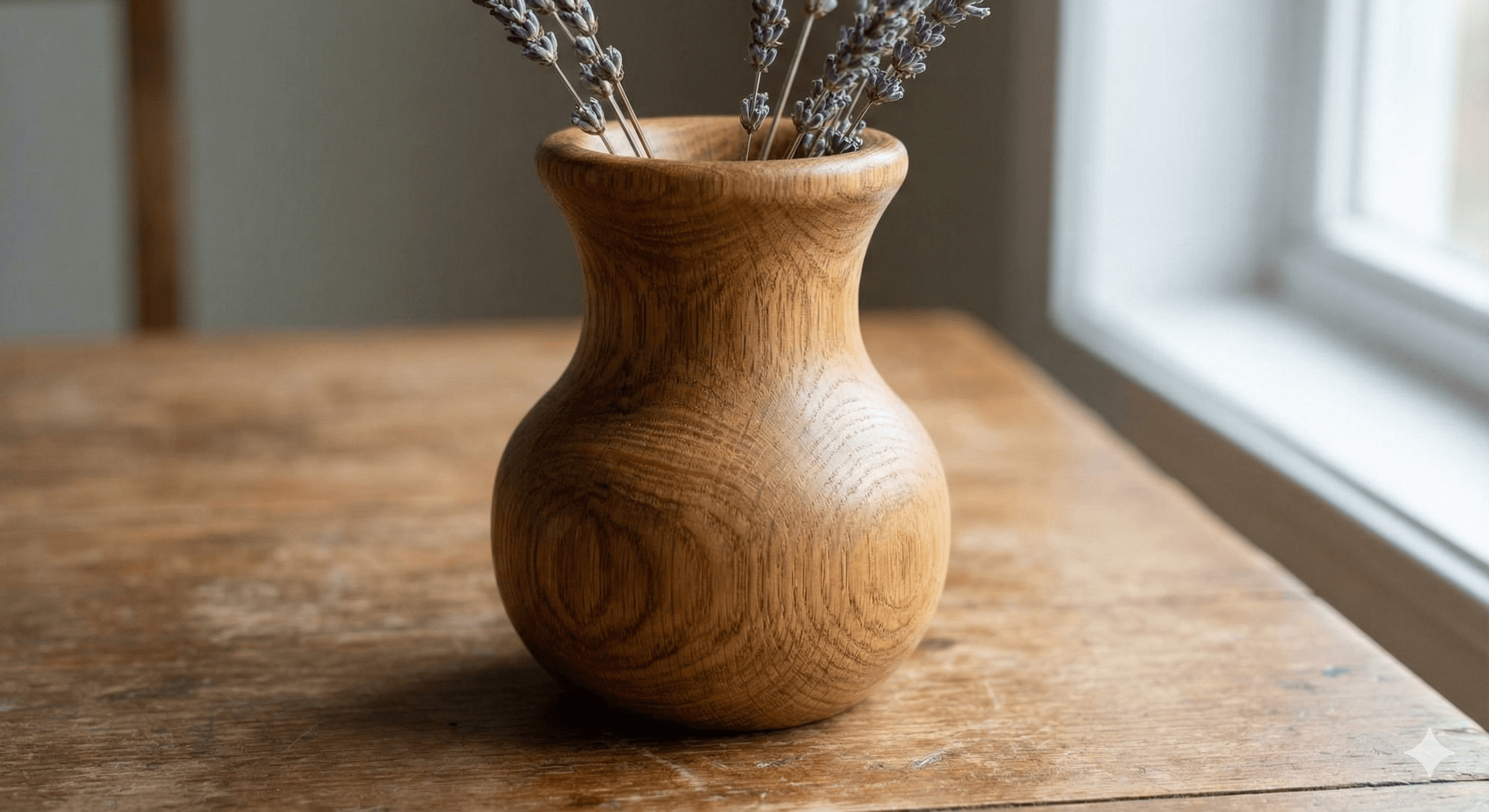 The Classic Wooden Vase